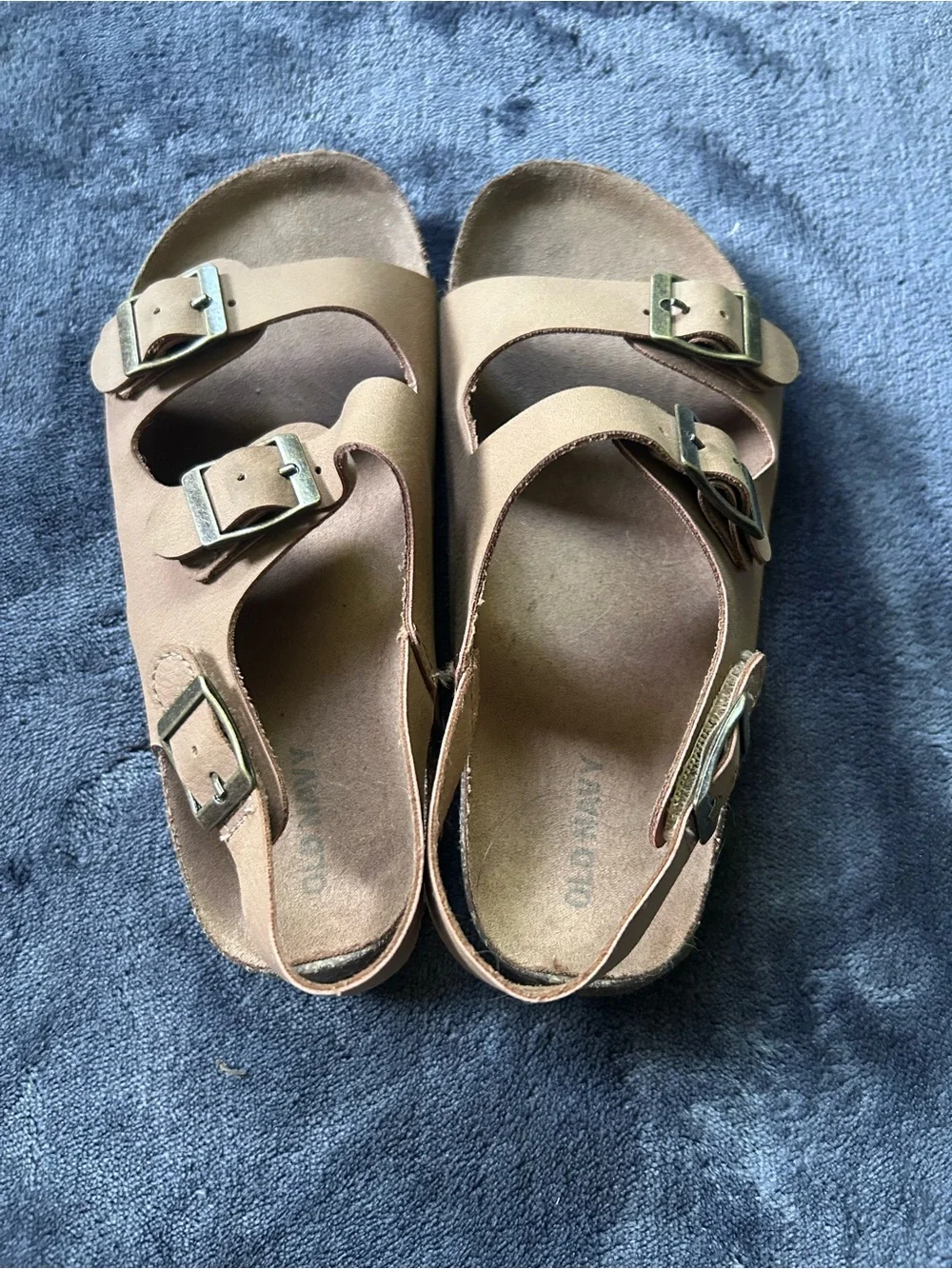 Toddler Adjustable Tan Buckle Sandals size 11